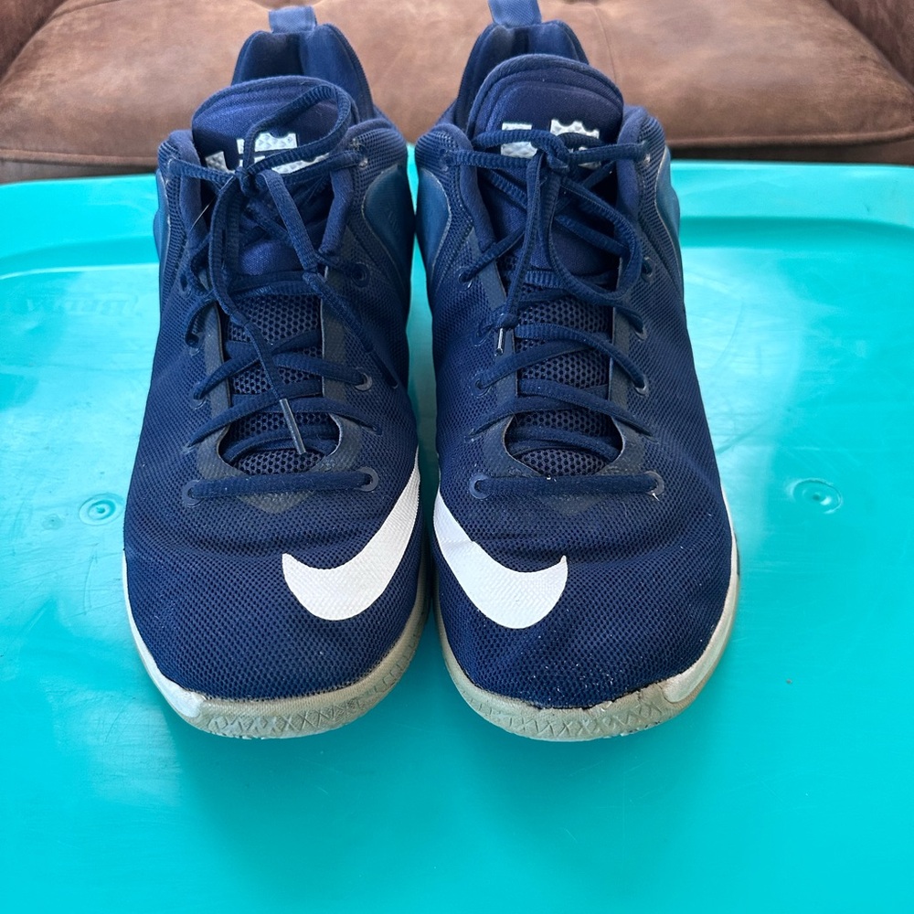 Navy Blue Athletic Sneakers